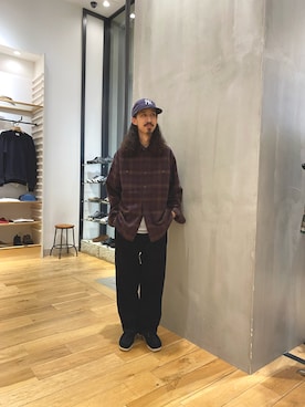 「PENDLETON（ペンドルトン）のアイテム（トップス）」を使った、uyamiki0526さん（メンズ・168cm）の秋コーディネート