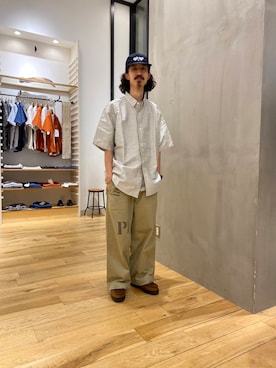 「HANES（ヘインズ）のアイテム」を使った、uyamiki0526さん（メンズ・168cm）の春コーディネート