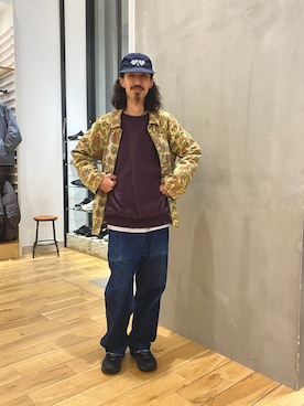 「アイテム（スウェット）」を使った、uyamiki0526さん（メンズ・168cm・30代）の冬コーディネート