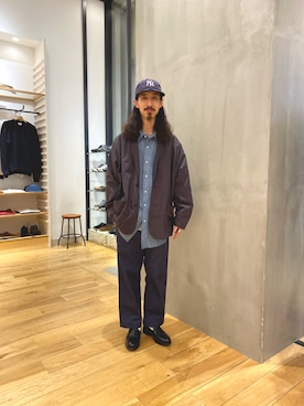 「BURLAP OUTFITTER（バーラップアウトフィッター）のアイテム」を使った、uyamiki0526さん（メンズ・168cm）の秋コーディネート