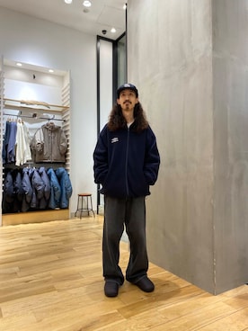 「アーバンリサーチドアーズ」｜「アイテム（その他アウター）」を使った、uyamiki0526さん（メンズ・168cm）の冬コーディネート