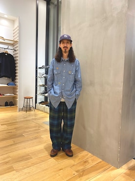 「PENDLETON（ペンドルトン）のアイテム」を使った、uyamiki0526さん（メンズ・168cm）の秋コーディネート