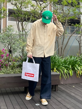 「classicalelf（クラシカルエルフ）のアイテム」を使った、Z(ゼット) さん（メンズ・182cm）の春コーディネート