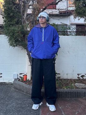 「アイテム（帽子）」を使った、Z(ゼット) さん（メンズ・182cm）の冬コーディネート