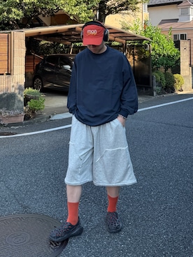 「アイテム（サンダル）」を使った、Z(ゼット) さん（メンズ・182cm・20代）の秋コーディネート