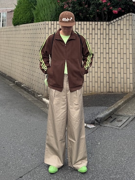 「アイテム（チノパンツ）」を使った、Z(ゼット) さん（メンズ・182cm・20代）の秋コーディネート