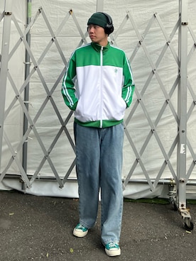 「INTER FACTORY（インターファクトリー）のアイテム（パンツ）」を使った、Z(ゼット) さん（メンズ・182cm）の冬コーディネート
