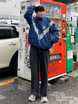 「INTER FACTORY（インターファクトリー）のアイテム（パンツ）」を使った、Z(ゼット) さん（メンズ・182cm）の冬コーディネート