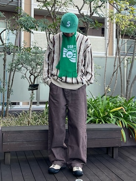 「KEEN（キーン）のアイテム」を使った、Z(ゼット) さん（メンズ・182cm）の冬コーディネート