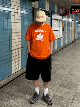 「アイテム（トップス）」を使った、Z(ゼット) さん（メンズ・182cm・20代）の夏コーディネート