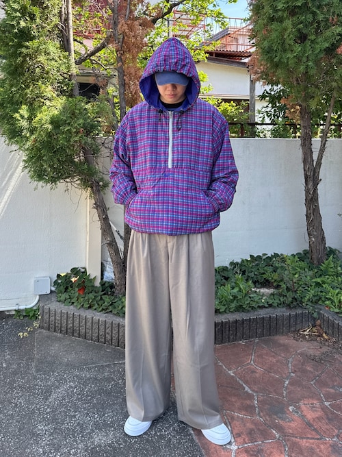 セール】High Density Gabardine 2-Tuck Wide Slacks / 高密度