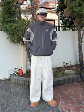 「coen（コーエン）のアイテム」を使った、Z(ゼット) さん（メンズ・182cm）の春コーディネート