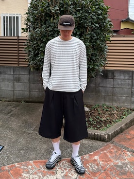 「アイテム（トップス）」を使った、Z(ゼット) さん（メンズ・182cm）の秋コーディネート