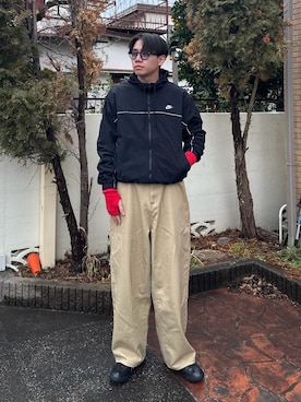 Z(ゼット) さん(メンズ・182cm)の冬コーディネート