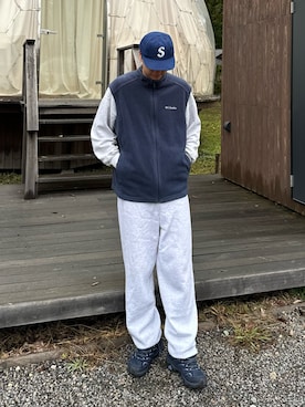 「MERRELL（メレル）のアイテム」を使った、Z(ゼット) さん（メンズ・182cm）の春コーディネート