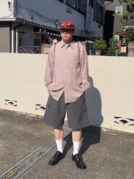 「elldu（エルドゥ）のアイテム」を使った、Z(ゼット) さん（メンズ・182cm）の春コーディネート