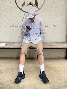 「アイテム（レッグウェア）」を使った、Z(ゼット) さん（メンズ・182cm）の秋コーディネート