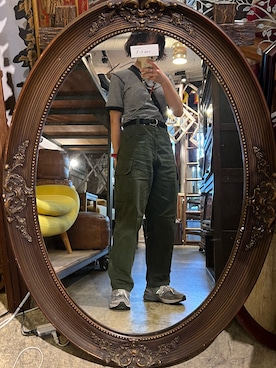 「GEVAERT（ゲバルト）のアイテム」を使った、shiiiさん（レディース・155cm）の春コーディネート