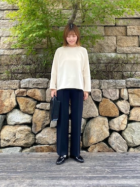 「RODE SKO」｜「アイテム（パンツ）」を使った、wakaさん（レディース・158cm）の秋コーディネート
