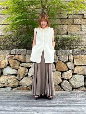 「RODE SKO」｜「アイテム（サンダル）」を使った、wakaさん（レディース・158cm）の夏コーディネート