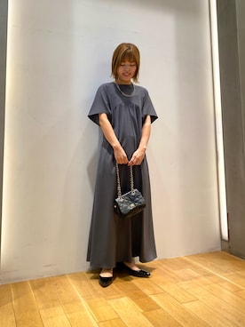 「RODE SKO」｜「アイテム（ワンピース）」を使った、wakaさん（レディース・158cm）の秋コーディネート