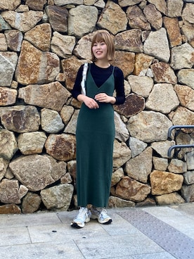 「ASICS（アシックス）のASICS　GEL-KAYANO 14（スニーカー）」を使った、wakaさん（レディース・158cm）の秋コーディネート