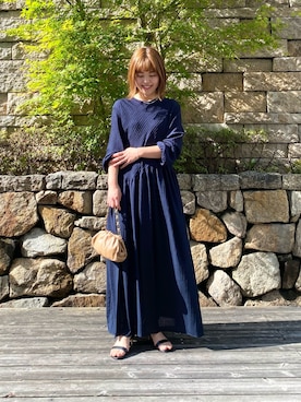 「URBAN RESEARCH（アーバンリサーチ）のアイテム（ブレスレット）」を使った、wakaさん（レディース・158cm）の春コーディネート