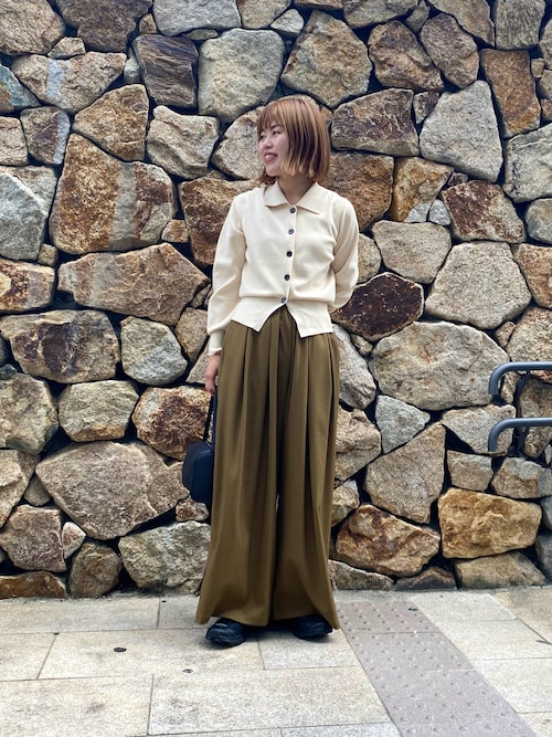 イージーケア』ストレッチタックイージーワイドパンツ（その他