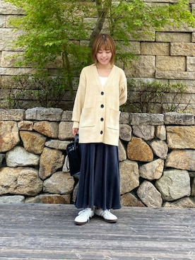 「PIENI（ピエニ）のPIENI　KUU（トートバッグ）」を使った、wakaさん（レディース・158cm）の秋コーディネート
