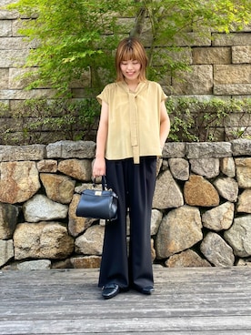 「RODE SKO」｜「アイテム（ローファー）」を使った、wakaさん（レディース・158cm）の夏コーディネート