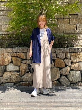 「URBAN RESEARCH」｜「アイテム（レッグウェア）」を使った、wakaさん（レディース・158cm）の夏コーディネート