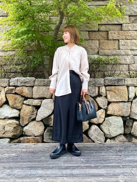 「RODE SKO」｜「アイテム（ブーツ）」を使った、wakaさん（レディース・158cm）の秋コーディネート