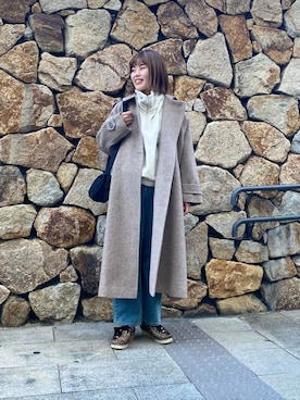 「clarks」｜wakaさん（レディース・158cm）の冬コーディネート