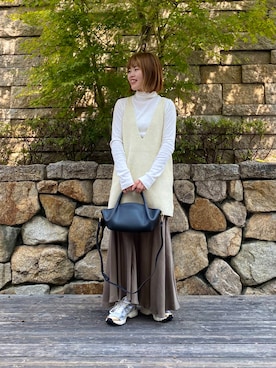 「ASICS（アシックス）のASICS　GEL-KAYANO 14（スニーカー）」を使った、wakaさん（レディース・158cm）の秋コーディネート