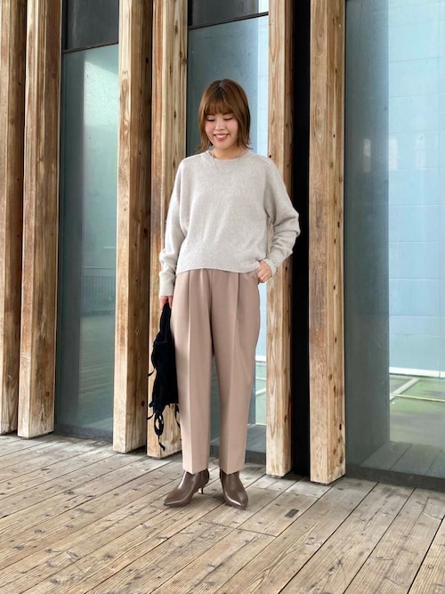 セール】ウォッシャブルウールテーパードパンツ（その他パンツ