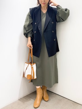 Hitomさん(レディース・158cm)の秋コーディネート