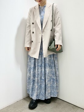 「SENSE OF PLACE by URBAN RESEARCH（センスオブプレイスバイアーバンリサーチ）のアイテム（ブーツ）」を使った、Hitomさん（レディース・158cm）の冬コーディネート