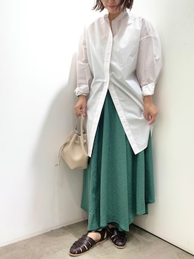 Hitomさん（レディース・158cm）の夏コーディネート