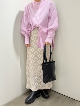 Hitomさん（レディース・158cm）の冬コーディネート