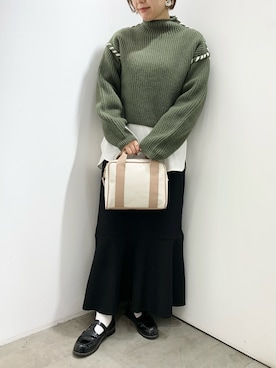 Hitomさん（レディース・158cm）の冬コーディネート