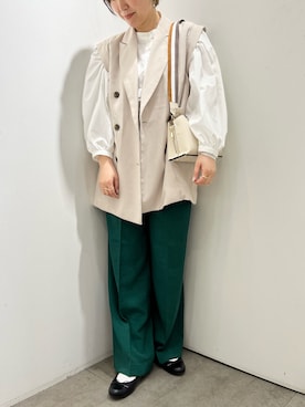 Hitomさん（レディース・158cm）の春コーディネート