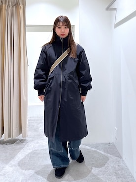 「FREE'S MART（フリーズマート）のアイテム（ダウンジャケット/コート）」を使った、tomoさん（レディース・161cm）の冬コーディネート