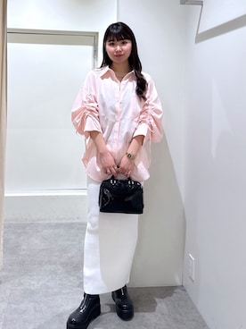 「FREE'S MART（フリーズマート）のアイテム（ブーツ）」を使った、tomoさん（レディース・161cm）の春コーディネート