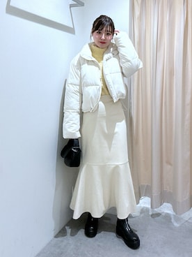 「FREE'S MART（フリーズマート）のアイテム（ジャケット/アウター）」を使った、tomoさん（レディース・161cm）の秋コーディネート
