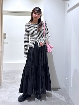 「FREE'S MART（フリーズマート）のアイテム（ブーツ）」を使った、tomoさん（レディース・161cm）の春コーディネート