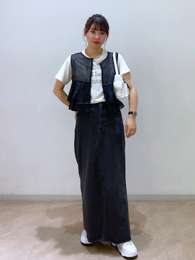 「AKIII CLASSIC（アキクラシック）のアイテム」を使った、tomoさん（レディース・161cm）の夏コーディネート