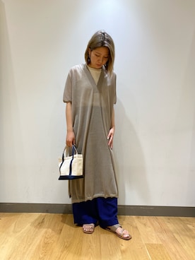 「テンセル」｜asamiさん（レディース・166cm）の夏コーディネート