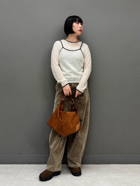 「アイテム（その他シューズ）」を使った、まこぴさん（レディース・162cm）の秋コーディネート