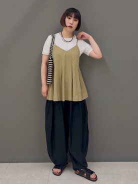まこぴさん(レディース・161cm)の夏コーディネート