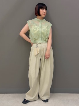 まこぴさん(レディース・161cm)の夏コーディネート